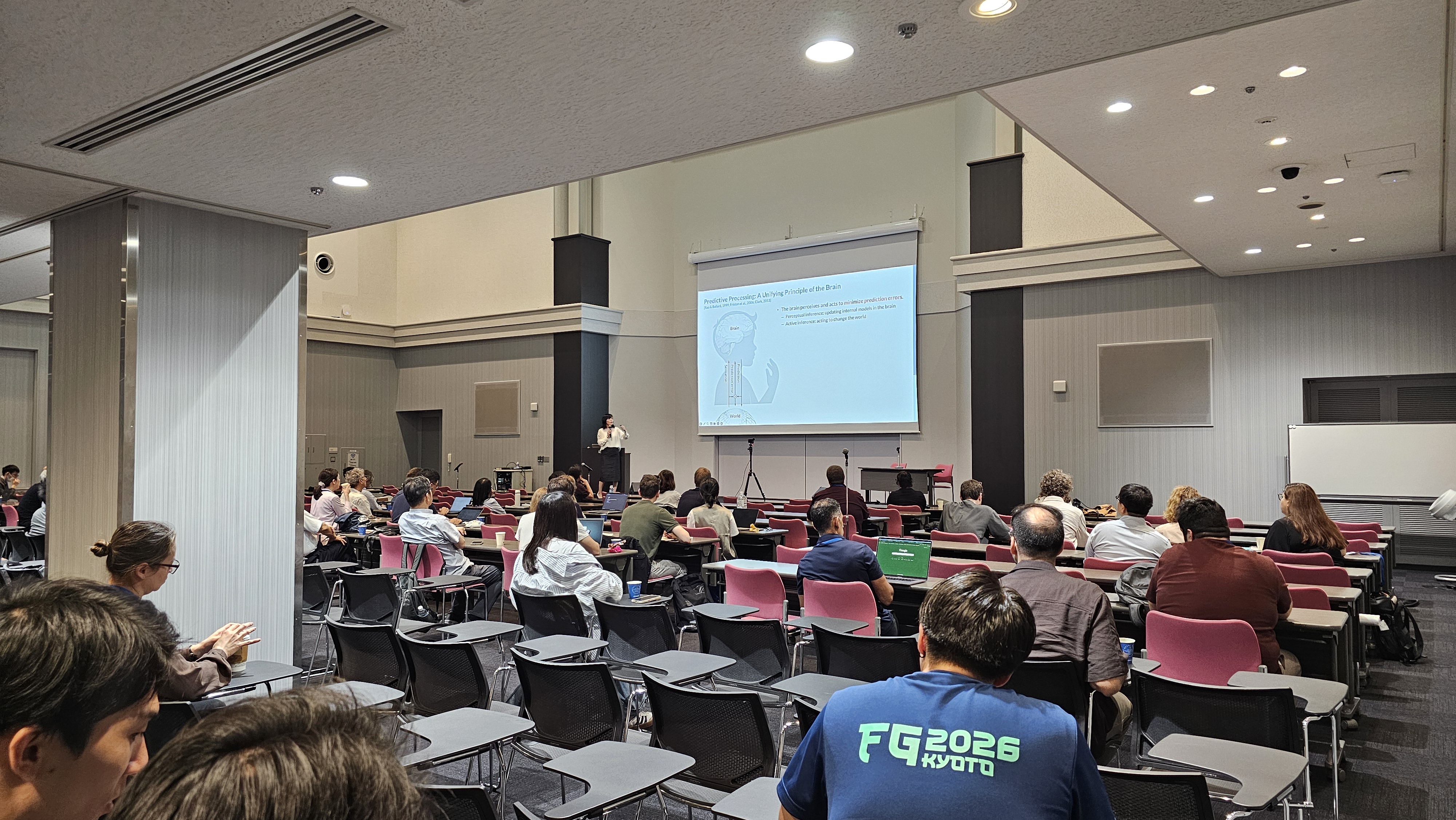 Attendees listening to a talk at IEEE FG2026 in Kyoto